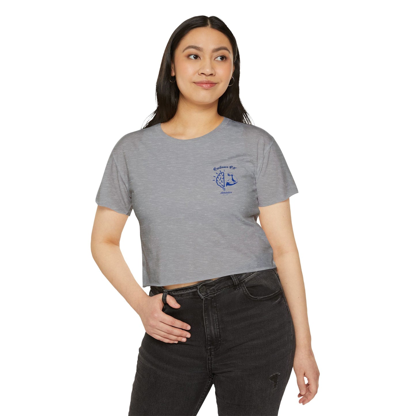 Crop Top - Women's 'Built for the Breaking Point' Surf Your Storm Collection for ResilienceRX Athletics