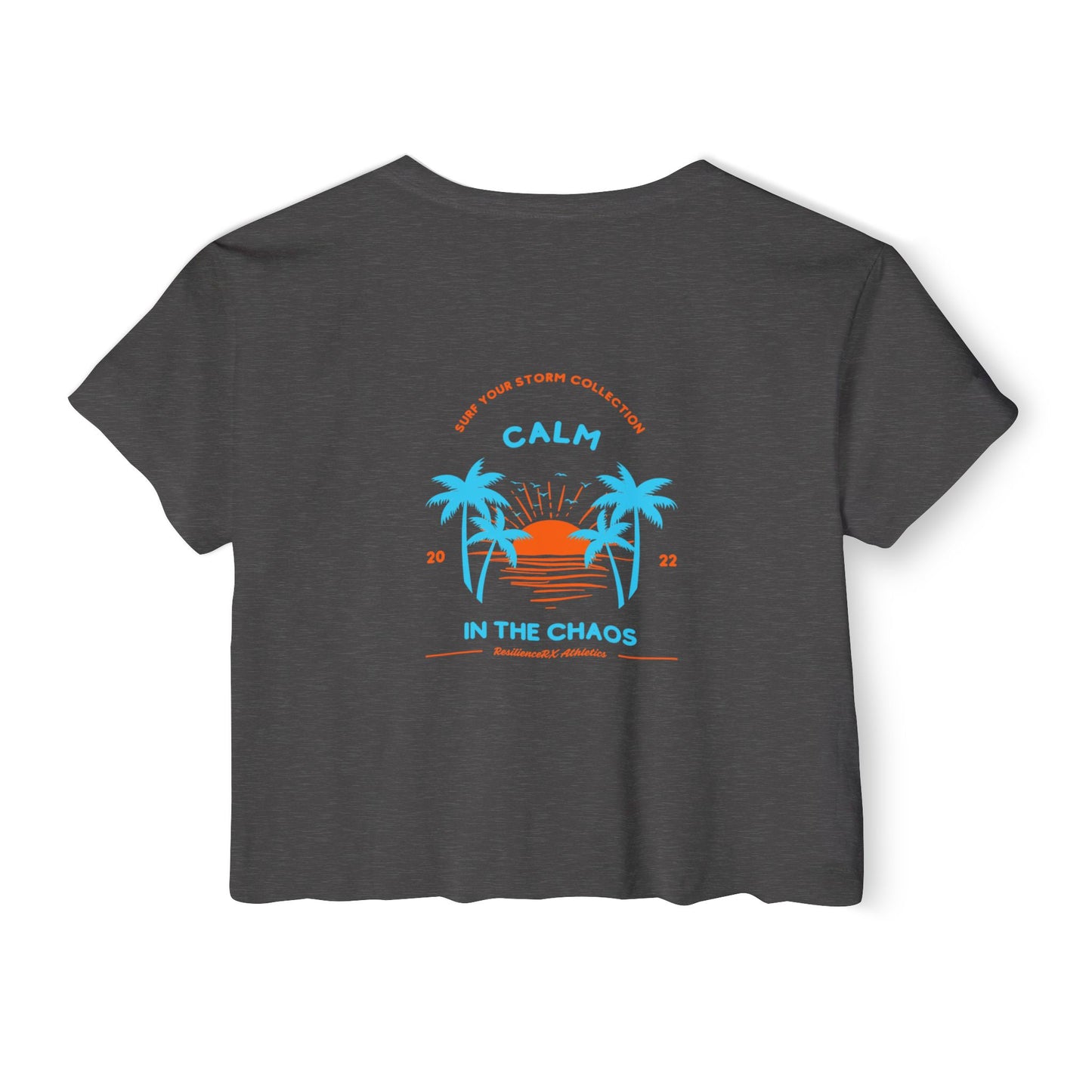 Crop Top - Calm in the Chaos Crop - Surf Your Storm Summer Collection
