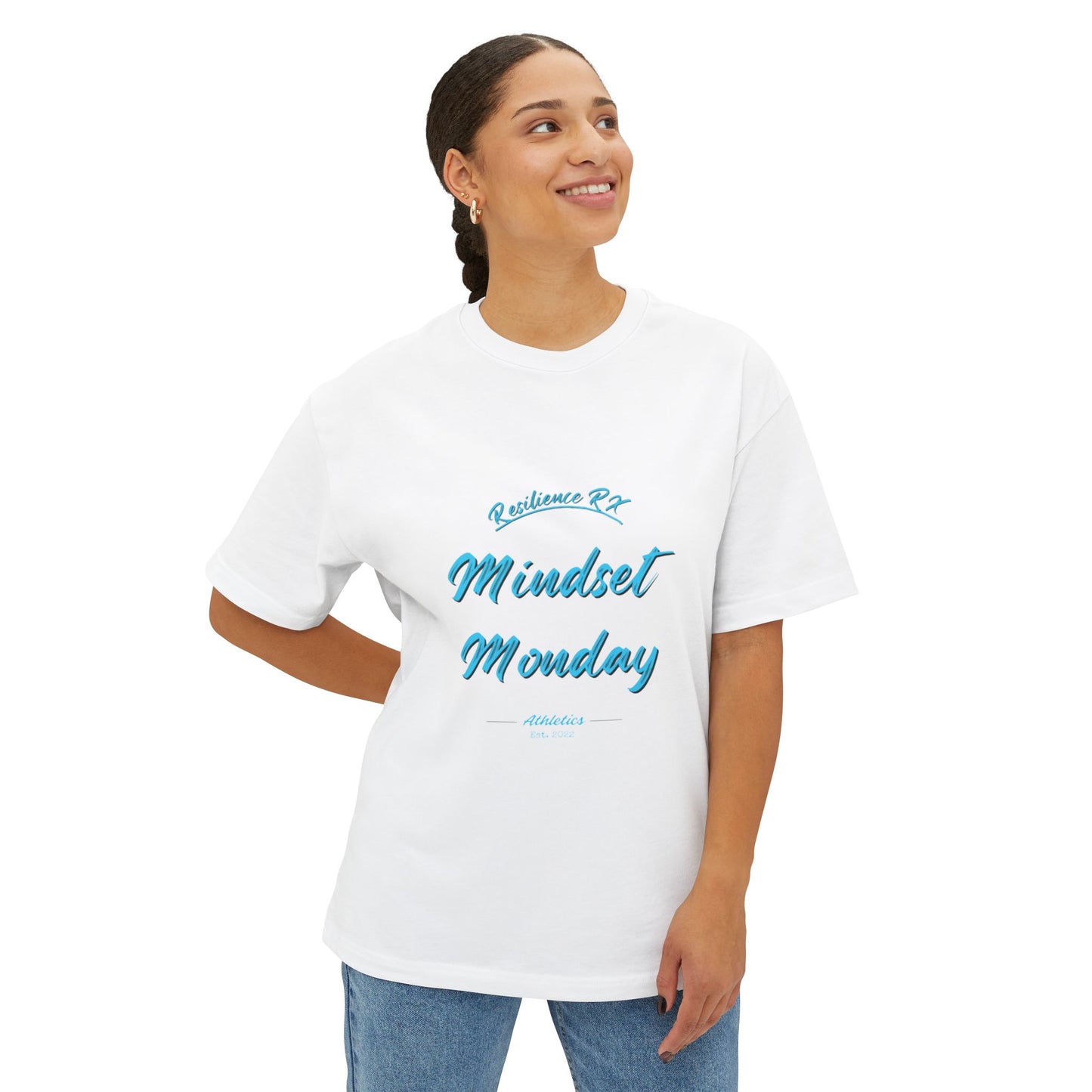 Oversized Boxy Tee - Mindset Monday - Own your Mind ResilienceRX Athletics
