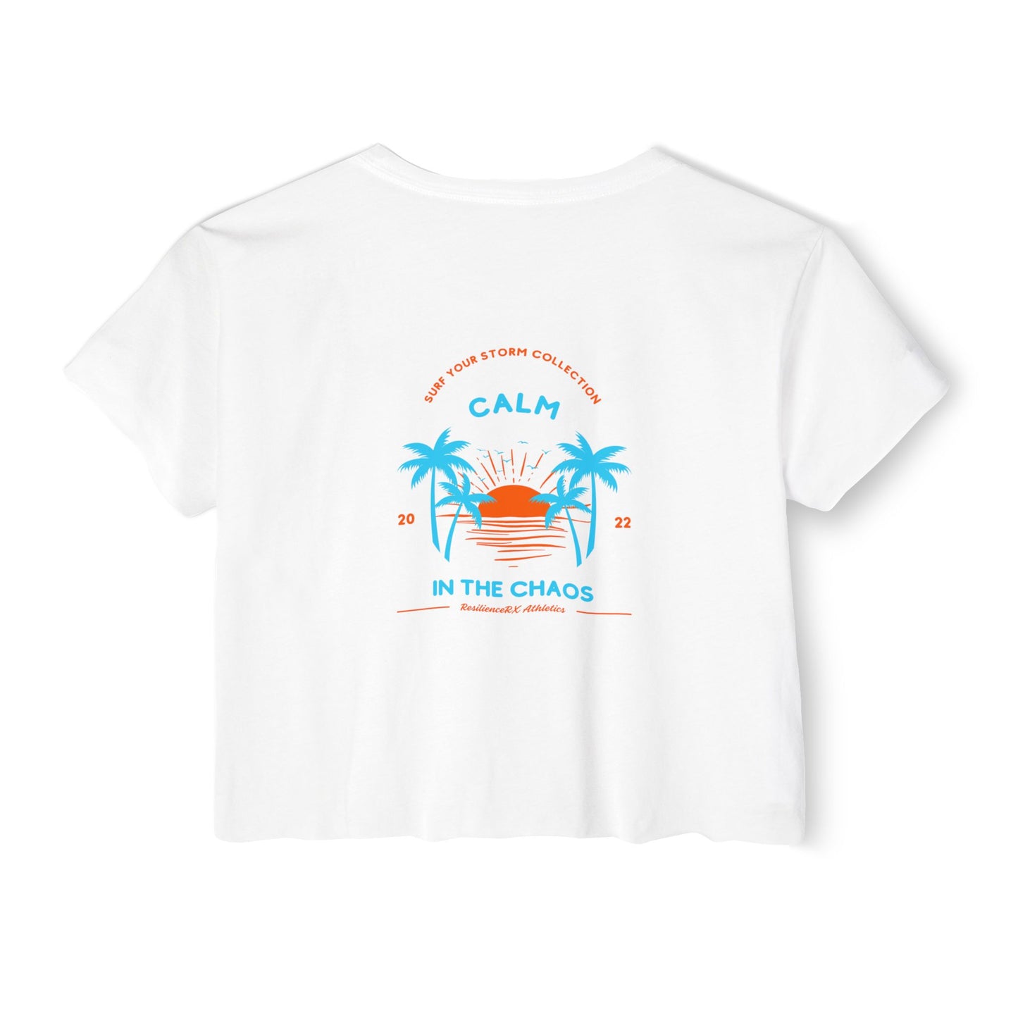 Crop Top - Calm in the Chaos Crop - Surf Your Storm Summer Collection