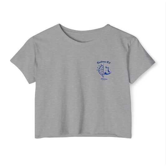 Crop Top - Women's 'Built for the Breaking Point' Surf Your Storm Collection for ResilienceRX Athletics