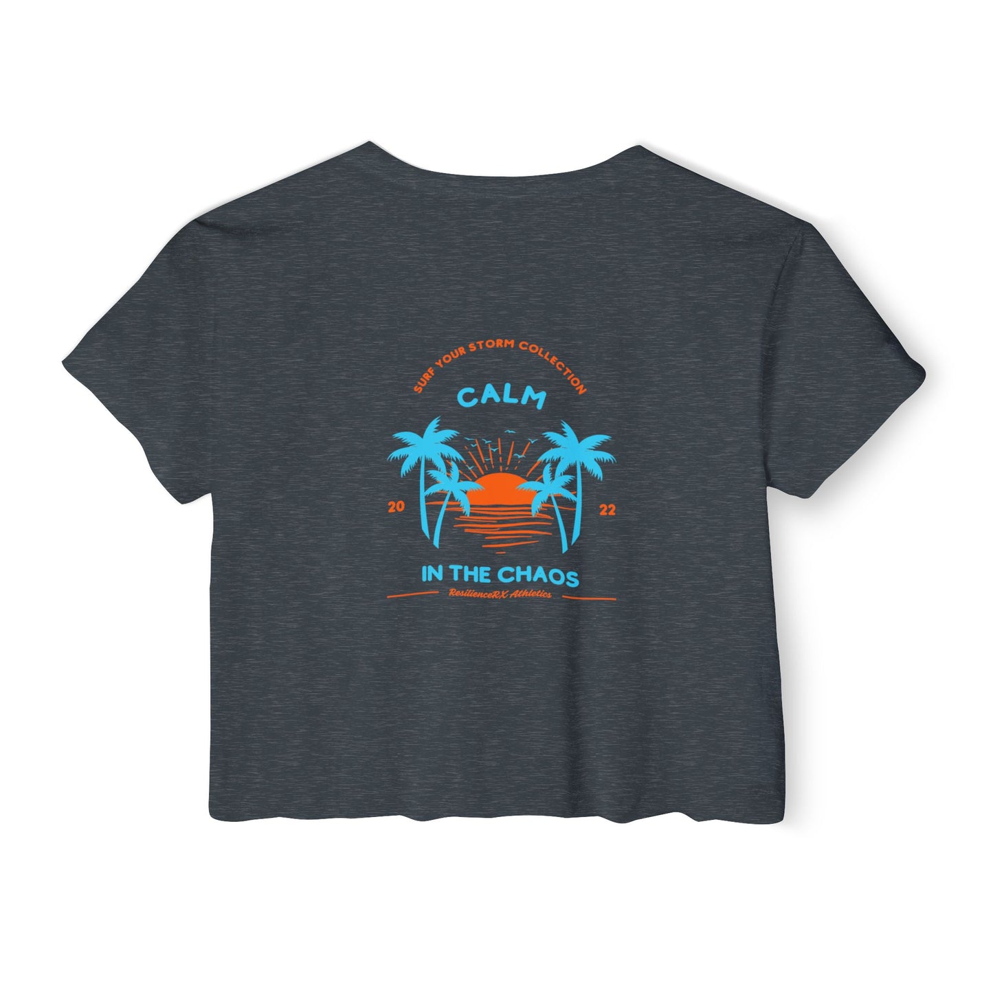 Crop Top - Calm in the Chaos Crop - Surf Your Storm Summer Collection