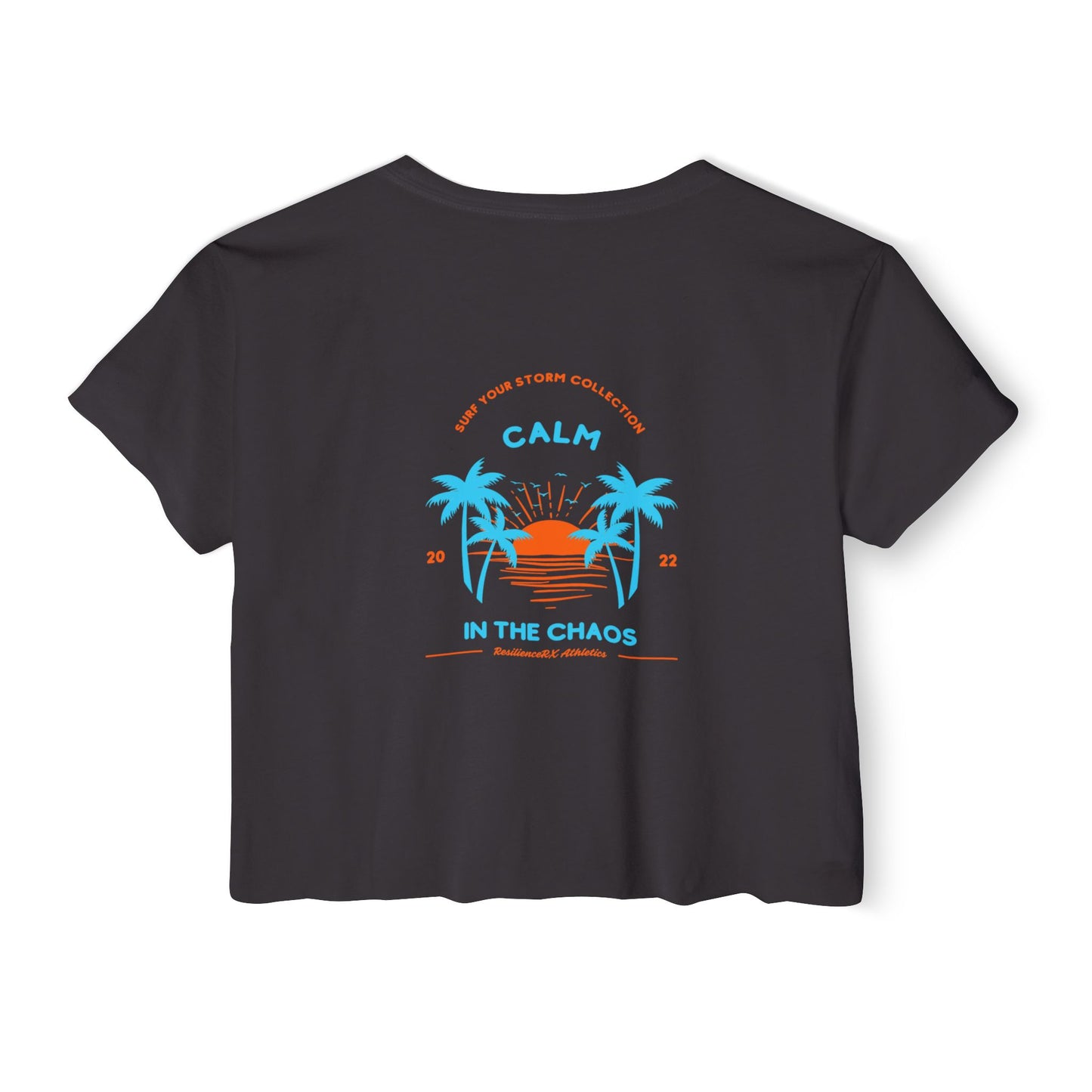 Crop Top - Calm in the Chaos Crop - Surf Your Storm Summer Collection